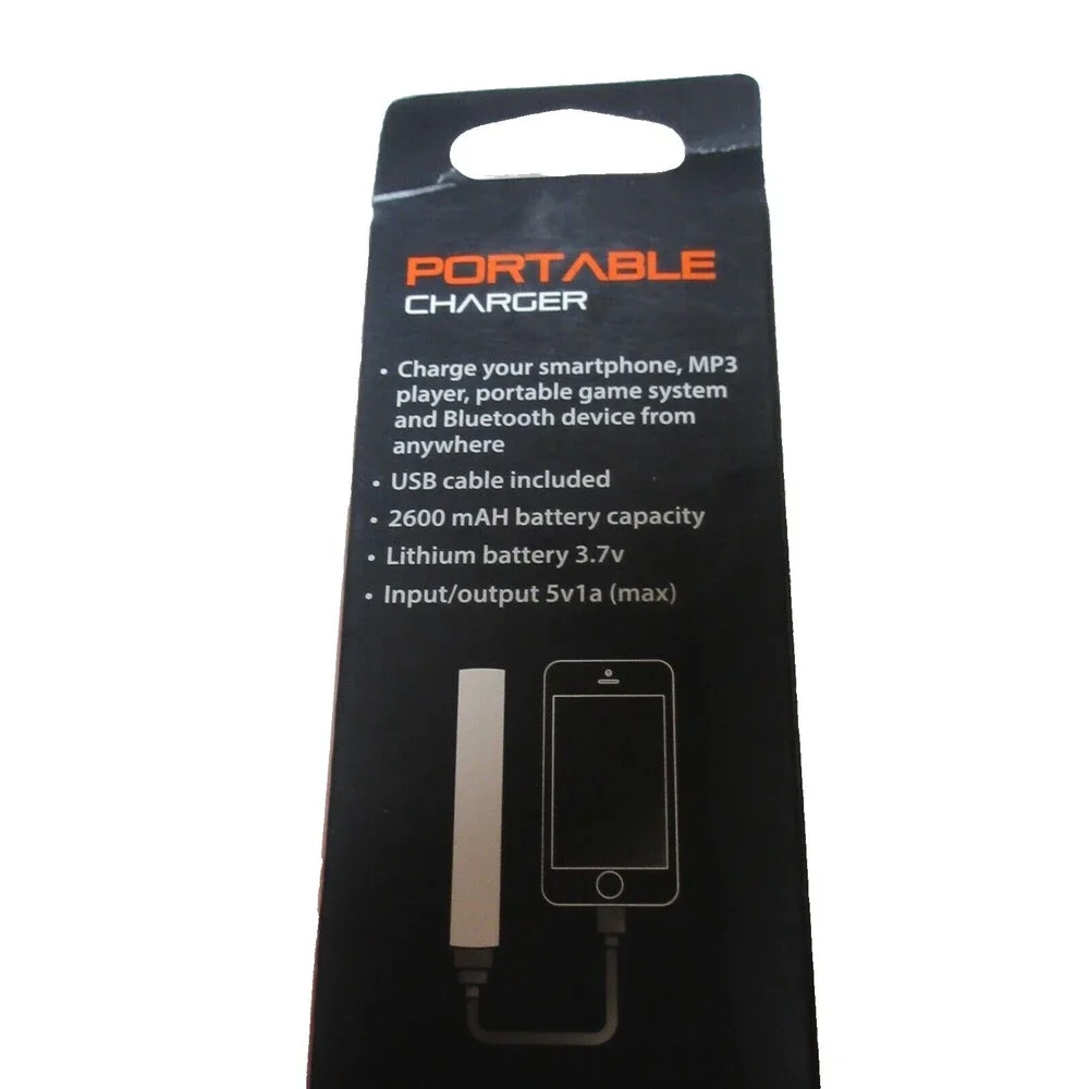 Blackweb Portable Charger 2600 mah 1 Amp PINK